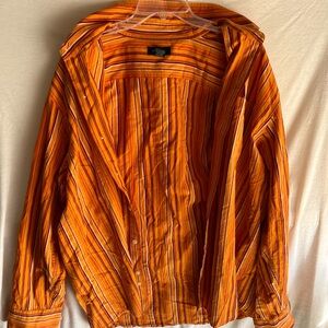 U.S. Polo Assn. Orange Lightweight Corduroy Shirt Jacket